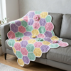 Spring Garden Hexagon Blanket Free Crochet Pattern