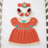 Moana Tropical Baby Dress Set Free Crochet Pattern