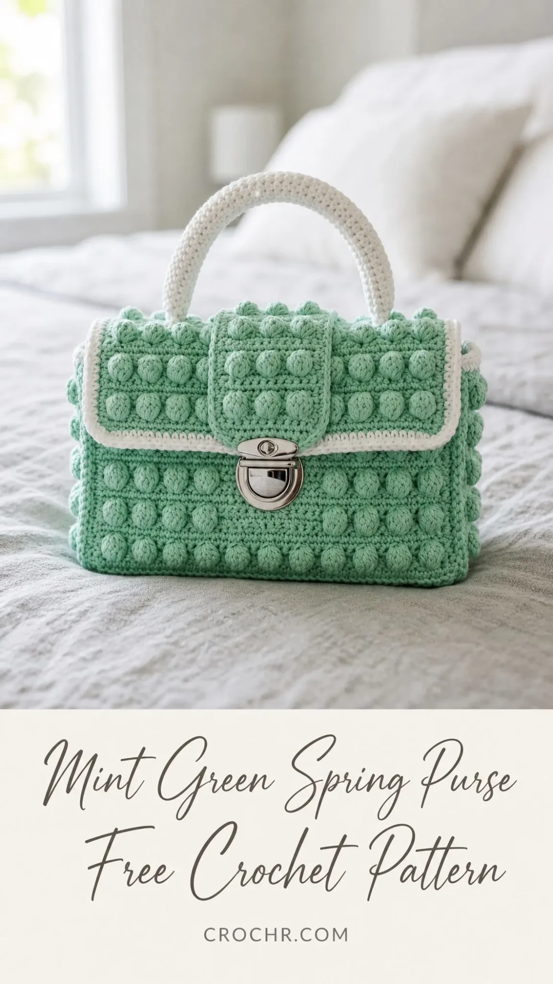 Mint Green Spring Purse Free Crochet Pattern