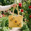Sunflower Market Tote Free Crochet Pattern