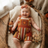 Autumn Harvest Granny Romper Free Crochet Pattern