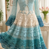 Blue Ocean Shell Dress Crochet Pattern