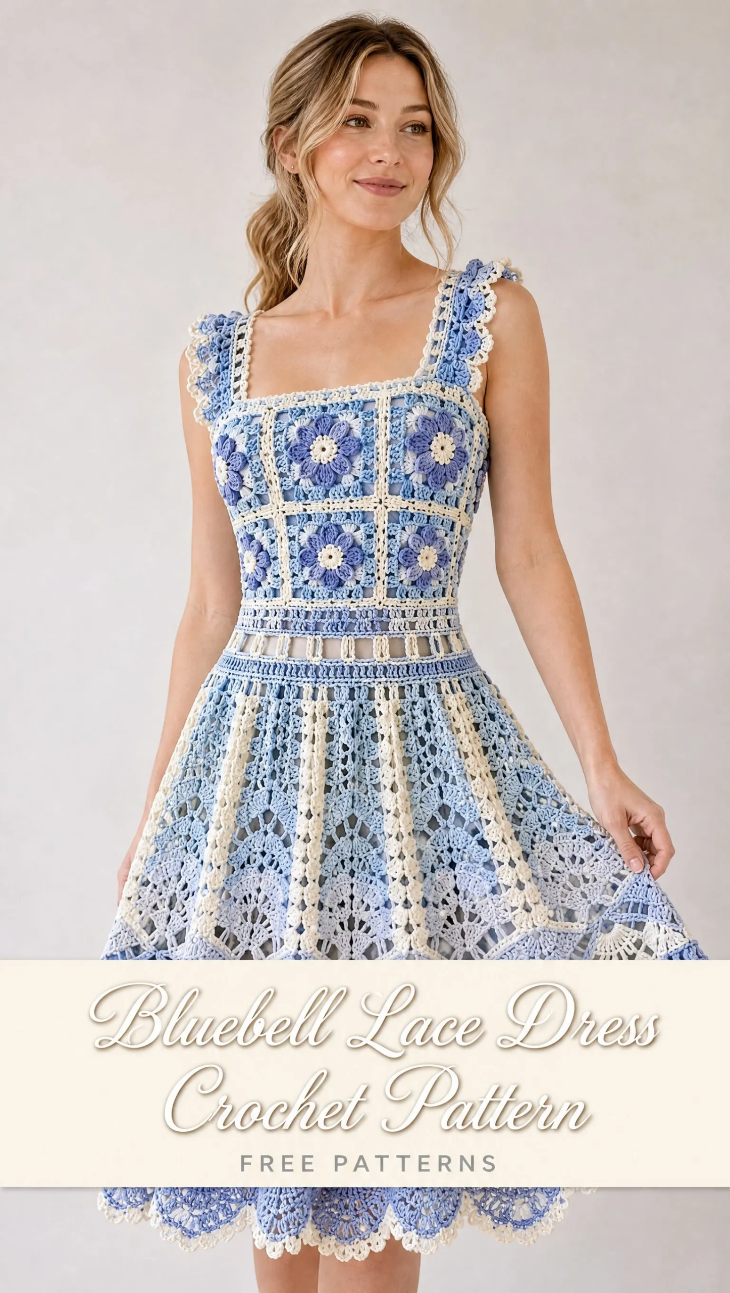 Bluebell Lace Dress Crochet Pattern
