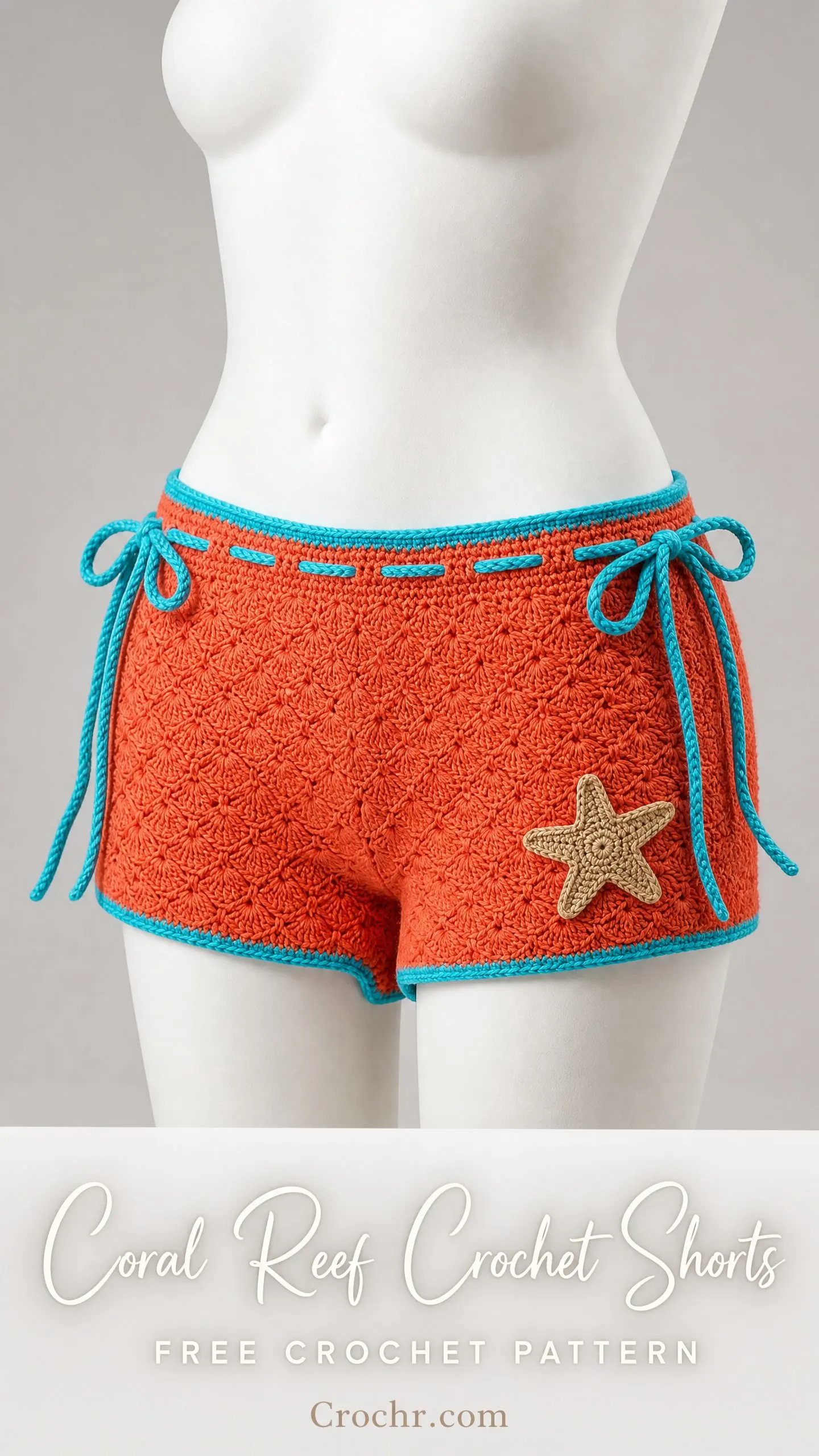Coral Reef Crochet Shorts Free Crochet Pattern