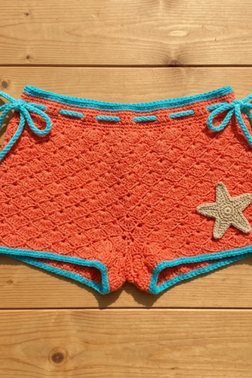 Coral Reef Crochet Shorts Free Crochet Pattern