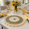 Daisy Bee Dining Placemat Crochet Pattern