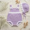 Lavender Dream Baby Romper Set Free Crochet Pattern