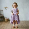 Lavender Lace Party Dress Free Crochet Pattern