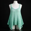 Mint Breeze Summer Crochet Tank Free Pattern