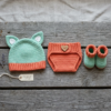 Mint Fox Baby Set Free Crochet Pattern