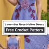 Mint Meadow Flower Baby Dress Crochet Pattern