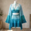 Ocean Blue Boho Crochet Beach Set Free Crochet Pattern