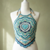 Ocean Breeze Mandala Halter Top Free Crochet Pattern