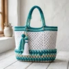 Ocean Wave Granny Square Tote Free Crochet Pattern