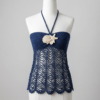 Ocean Wave Seashell Halter Top Free Crochet Pattern