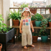 Rainbow Flower Granny Square Baby Romper Free Crochet Pattern
