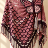 Rose Garden Butterfly Shawl Crochet Pattern