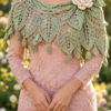 Sage Fern Shoulder Shawl Crochet Pattern