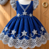 Sapphire Silver Star Dress Crochet Pattern