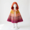 Sunset Glow Hooded Cape Free Crochet Pattern