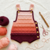 Sunset Gradient Baby Romper Free Crochet Pattern