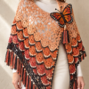 Sunset Monarch Shawl Crochet Pattern