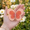 Sunset Ombre Butterfly Free Crochet Pattern